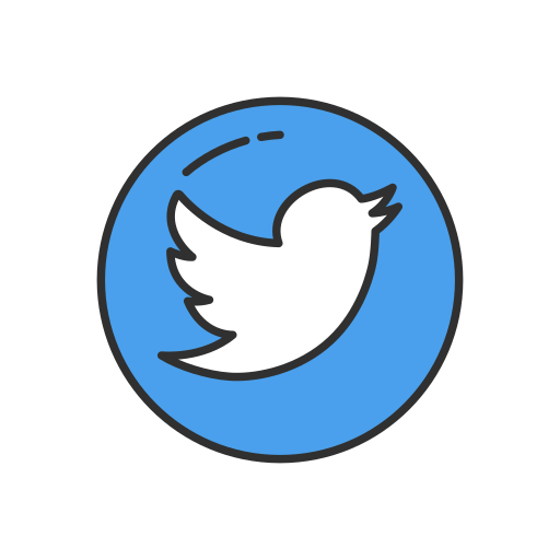 Bird, social media, twitter, twitter logo icon